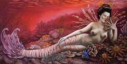 kissiah:  mermaidescapades:  Vintage Mermaid Series: Coral by