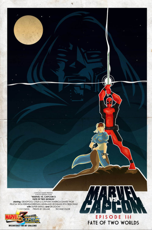 herochan:  MARVEL vs CAPCOM 3 / Star Wars Poster by rodolforever Via: justinrampage 