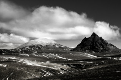 black-and-white:  theworldwelivein:  Near Katla, Iceland © Keith