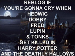 brittanylongbottom:  oliverwoodisabamf:  iloveharryjamespotter:  idratherbeaweasley:  averypottertumblr:  Omg, I will.   Cry? More like sob and flood the theatre.    Every person in the theater with me better have a lifeboat because I’m going to fucking