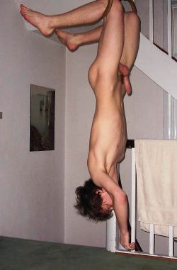 cockontheloose:  hanging boy