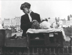 sore-thumbelina:  Izis The Rabbit Seller, Paris, Undated   Oh