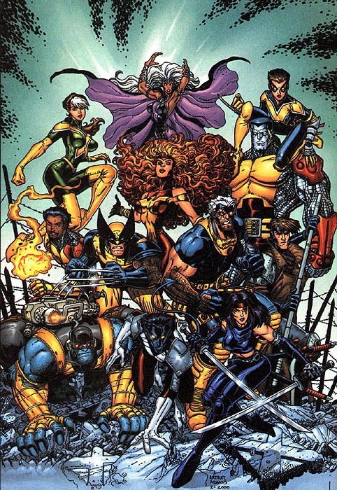 ohmygil:  X-Men #100 by Arthur Adams 