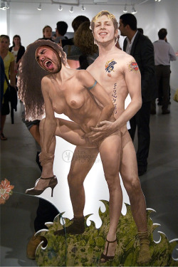 Who says that NYC gallery openings can’t be a bit dirty