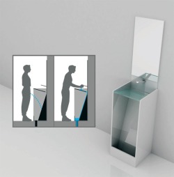 laughingsquid:  Eco Urinal, A Combination Urinal & Sink 