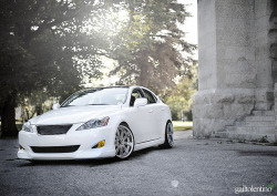 carpr0n:  Bride stance Starring: Lexus IS250 (by Gail Tolentino)