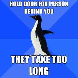 Socially Awkward Penguin.