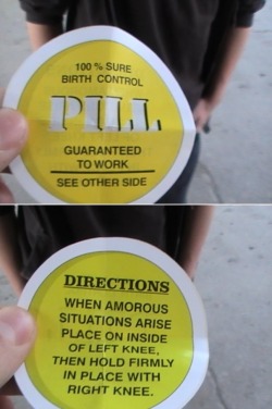 thedailywhat:  Contraceptive of the Day: What you did there: