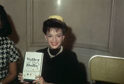 Judy Garland, publicizing the upcoming “Valley of the Dolls”