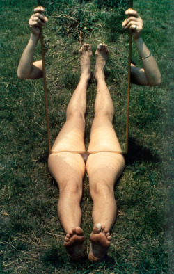 Mirror Piece I photo by Joan Jonas, 1969