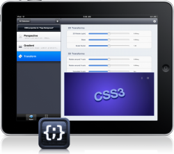 esquareda:  CSS3Machine for iPad: Create amazing CSS3 styles