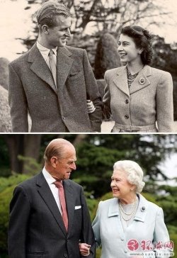 ayabarnette:  Prince Philip and Queen Elizabeth II. 60 YEARS.