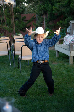 You decide: Is this little cowboy gay, drunk, or just crazy?