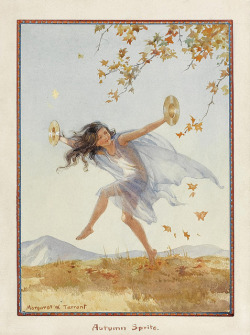 indigodreams:  Margaret Tarrant, “Autumn Sprite”, via sofi01