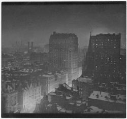 turnofthecentury:  Paul Burty Haviland -New York at night,1914 