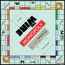 dexterslu:  The Wire Monopoly Board, Amazing.  