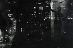 Night in NY photo by Lucien Clergue, Nus de la Ville series;