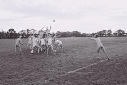 Naked football.