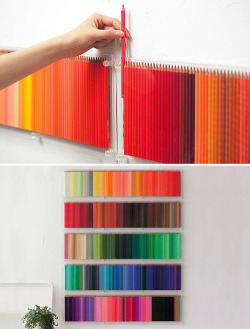 thingsorganizedneatly:  Colour co-ordinated colour pencils. 