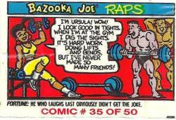 Bazooka Joe Raps Comic #35 of 50