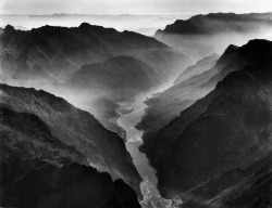 The Yangtse river passing through the Wushan, or Magic Mountain,