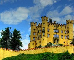 artsandletters:  Hohenschwangau Castle - Bavaria The castle at