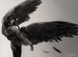 -lookatmyjunk:  rosielogic:  Castiel’s wings are one of the