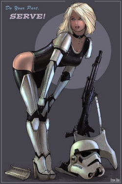 If Star Wars had pin-up posters…