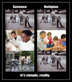 Zas! Baidefeis presenta…La ciencia es útil la religión NO