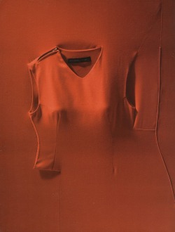 cotonblanc: dress presented in a frame, fall winter 1999, shinichiro