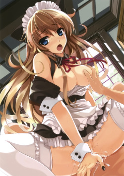 #2D_to_anime_girl_hentai_maid anime0manga:  美少女メイドとセックス