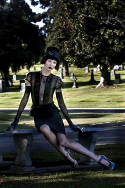 lacyceleste:  Forest Lawn Glendale, CA model and stylist me Lacy