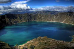 fuckyeahgeography:  Lake Quilotoa: Ecuadorian AndesSource: Kevin