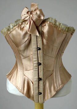 omgthatdress:  Corset ca. 1900-1905 via The Costume Institute