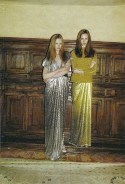 Frida Gustavsson & Jac Jagaciak for Marc Jacobs Fall 2010