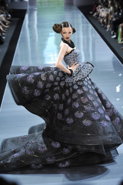 Georgina Stojiljkovic at Christian Dior Haute Couture Fall 2008