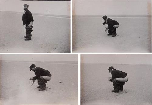 In other news, Henri Toulouse-Lautrec shitting on a beach.Â  I…I got nothing. turnofthecentury:  In 1898, the Parisian art gallery owner Maurice Joyant photographed his childhood friend defecating on the beach at Le Crotoy, Picadie. The series