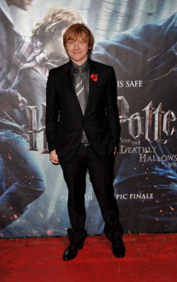 joellamarano:  Rupert Grint at the London Premiere of Harry Potter