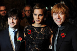  Dan, Rupert, and Emma at the world premiere of Harry Potter