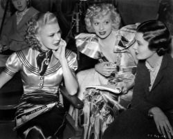 hedda-hopper:  Ginger Rogers, Lucille Ball and Harriet Hilliard