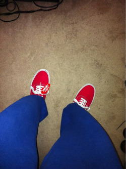 Got my cherry popped today…my Vans cherry, that is. And