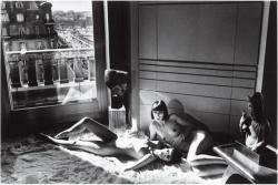 melonskies:  Mannequins Reclining, quai d’orsay, Paris 1977