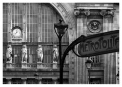 train-de-nuit:  Gare du Nord Station, Paris 