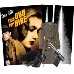 oldfilmsflicker:  This Gun For Hire - Polyvore 