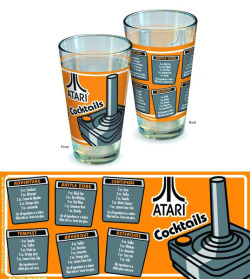 hankpeters:  thedrunkenmoogle:  Atari Pint Glass with Cocktail
