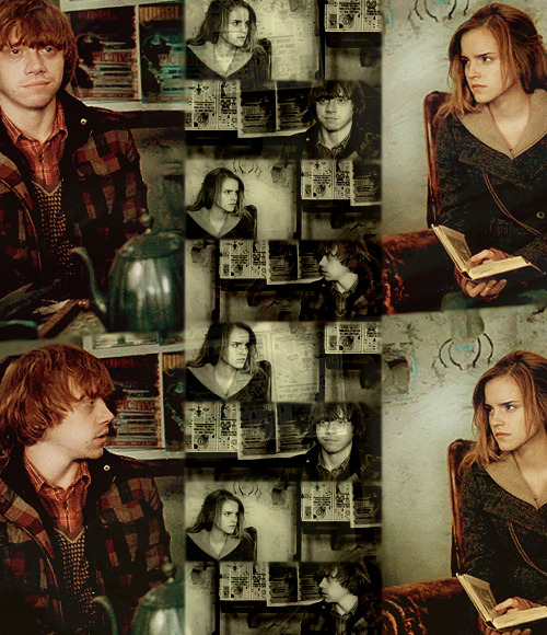 varsois:  HERMIONE: There were once three brothers who were traveling along a lonely, winding road at twilight -RON: Midnight. Mum always said midnight.HERMIONE: [glares]RON: Twilight’s fine. Better, even. 