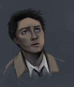 Tried my hand at digital painting….Cas’ face still