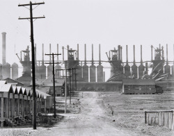 Steel Mills and Workers’ Houses, Birmingham, Alabama photo