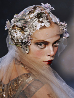 Tanya Dziahileva at John Galliano Fall 2009