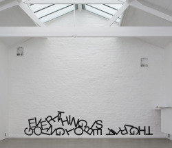 defacedbook:  Ben Cove Untitled (Wall Painting) 2006 Emulsion
